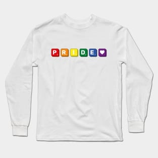 Pride letter game Long Sleeve T-Shirt